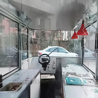 Offres Spéciales Mobile Café Van Gaufre Kiosque Pizza Remorque Bus Camion de Nourriture Caravane Rapide Alimentaire Chariot Mobile