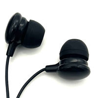 Casque intra-auriculaire jetable 3,5 mm, écouteurs mono, moule privé, 20 heures de sensibilité, 32 sans réduction de bruit, casque de voyage
