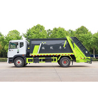 Camion à ordures compacteur CLW DONGFENG 4X2, transmission manuelle diesel, Euro 6, véhicule de collecte des déchets