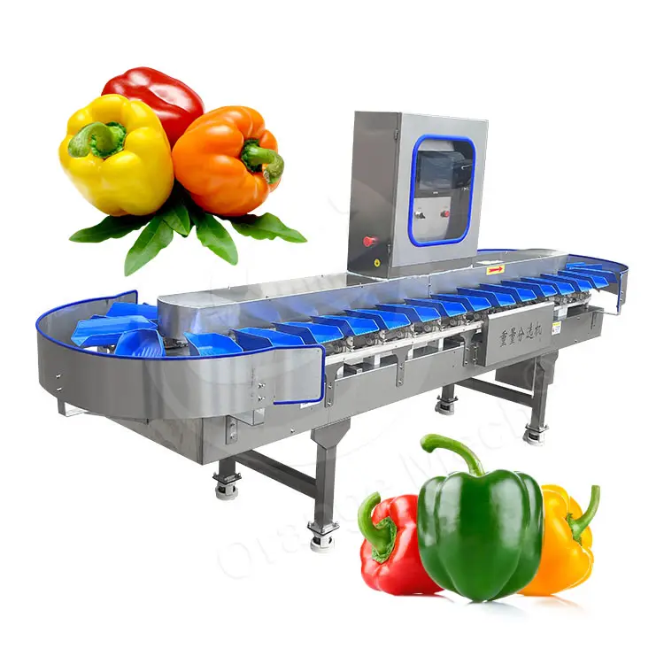 Orme Industriële Hele Kip Abalone Fruit Kers Paprika Pallet Gewicht Sorteer En Grade Machine