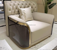 Luxuriöses italienisches Sofa mit hoher Rückenlehne 1 2 3-Sitzer Leder Modulares Sofa garnitur Single Corner Home Hotel Office Villa High-End Couch