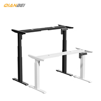 Tables de jeu Table Mobile Sit Stand Desks Height Up Electric Shaped Leg Frame Leg Mécanisme d'ordinateur Tables de jeu