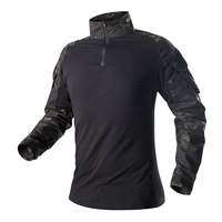 Chemise tactique G2 Frog à manches longues, imperméable, respirante, anti-déchirure, camouflage automne, toile sportive, chasse pour hommes