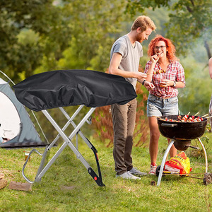 Couverture de barbecue à <span class=keywords><strong>gaz</strong></span> extérieure portable couverture de <span class=keywords><strong>plaque</strong></span> de gril en tissu Oxford réglable avec fonction anti-poussière accessoires de barbecue de qualité supérieure - Product Image 2