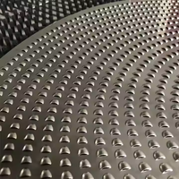 Tôle perforée perforée en acier inoxydable feuille décoration maille en aluminium perforée plaque de poinçon de persienne