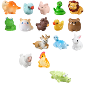 Figurines miniatures d'animaux artificiels en résine pour jardin féerique, kit de maison de poupée en plastique DIY, décoration miniature de maison, modèle