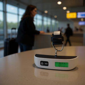 HB Sport <b>Electronic</b> Luggage <b>Scale</b> 50kg Max 13cm Compact Digital Weight Measure Travel Use - Product Image 2