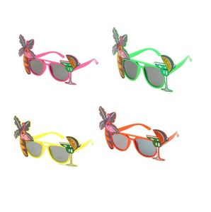 Divertidas <span class=keywords><strong>gafas</strong></span> de sol de fiesta Luau, <span class=keywords><strong>gafas</strong></span> hawaianas, accesorios de disfraces tropicales, varios divertidos, verano, playa, fiesta temática, decoración de cumpleaños - Product Image 4