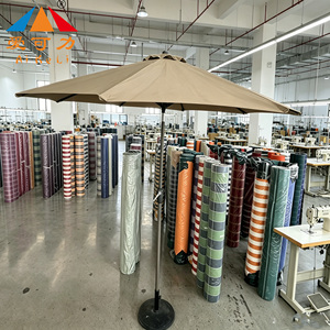 <span class=keywords><strong>Parasol</strong></span> d'extérieur Aikeli 1,35 m en aluminium, <span class=keywords><strong>protection</strong></span> UV80+, imperméable, léger, avec manivelle inclinable pour terrasse - Product Image 4