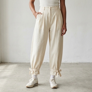 Pantalones Casuales de Cintura Alta para Oficina, con Bolsillos, Cierre de Cremallera, Estilo Lápiz para Mujer - Product Image 1