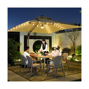 Venta al por mayor de alta calidad al aire libre casa <span class=keywords><strong>Patio</strong></span> playa sombrilla jardín sombrilla luz Led - Product Image 1