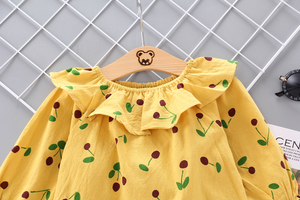 Ensembles de Vêtements pour Bébés, Ensembles d'Automne pour Enfants, Combinaisons en Jean Cerise pour Filles, Vente en Gros de Chine - Product Image 2