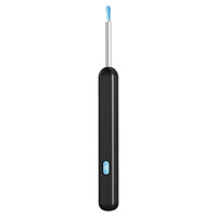 Caméra Otoscope Visuelle Sans Fil WiFi, Kit de Nettoyage Intelligent pour Oreilles, Outil Portable d'Extraction de Cérumen, 6 Lumières LED, Charge en Moins d'1 Heure, CHIPAI