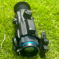 Lunette de chasse à imagerie thermique, résolution 384x288, objectif 25 mm, télémètre laser intégré, utilisation tactique en extérieur