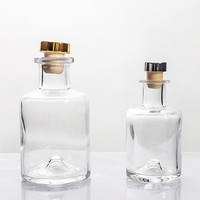 Ensemble de flacons d'aromathérapie en verre best-sellers de 20 ml, 50 ml et 100 ml, flacons vides de style romantique pour huiles essentielles et parfums.