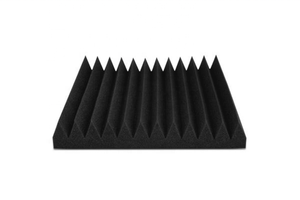 Pannelli a parete in schiuma acustica ignifuga dal Design moderno 30x30x5 cm 12 pezzi stile di foglio a cuneo di assorbimento acustico degli studi dell'hotel - Product Image 5