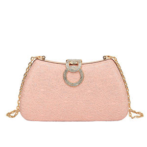 2024 bolso de lujo con diamantes, patrón sólido, <span class=keywords><strong>mango</strong></span> de cristal, bolso de mano de noche con diamantes de imitación para cena, <span class=keywords><strong>fiesta</strong></span>, boda - Product Image 1