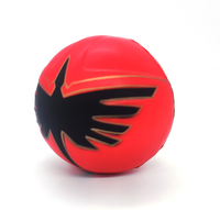 Balle anti-stress en PU souple avec logo personnalisé - Forme de ballon de football, taille personnalisable, anti-stress
