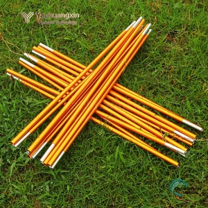 Outdoor camping supplies Manual <b>tent</b> Aluminum <b>pole</b> accessories Fiberglass <b>pole</b> Foldable thickened double 3-4 people - Product Image 6