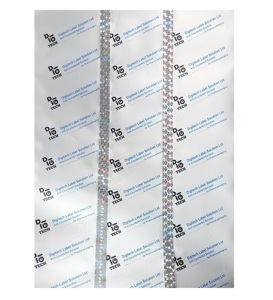 บรรจุภัณฑ์ฟอยล์อะลูมิเนียมสีเงินแบบโฮโลแกรมสุดหรูพร้อมโลโก้ - Product Image 1