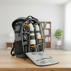 <span class=keywords><strong>Sac</strong></span> <span class=keywords><strong>à</strong></span> <span class=keywords><strong>dos</strong></span> professionnel pour <span class=keywords><strong>appareil</strong></span> <span class=keywords><strong>photo</strong></span> en EVA 30L avec accès <span class=keywords><strong>à</strong></span> 4 points, fermeture éclair, housse de pluie imperméable pour appareils <span class=keywords><strong>photo</strong></span> reflex numériques, hybrides, drones, compatible avec ordinateur portable 16 pouces - Product Image 2