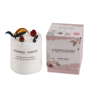 Bougies parfumées en gros Pot en verre d'aromathérapie avec couvercle Bougies parfumées de luxe pour l'aromathérapie à <span class=keywords><strong>la</strong></span> maison - Product Image 6