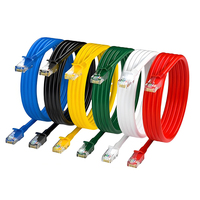 Câble réseau UTP Cat 6 BC (cuivre nu) 8*0,16 mm, câble Ethernet à paires torsadées non blindées, PVC, centre de données, différentes couleurs