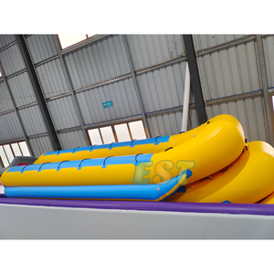 <span class=keywords><strong>Bateau</strong></span> banane <span class=keywords><strong>gonflable</strong></span> en PVC pour 10 personnes, pour sports nautiques, remorquable, type radeau ponton à double rangée - Product Image 3