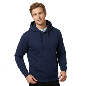 Sudadera con Capucha para Hombre, Color Sólido, Forro Polar Antipelusas, para Otoño, Manga Regular, Diseño sin Forro, Hecho en Bangladesh - Product Image 6
