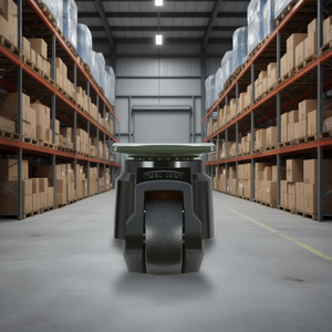 Rueda de Poliuretano de Alta Resistencia de 2 Pulgadas con Rodamiento de Bolas, Placa Base de 95x65 mm para Equipos Industriales - Product Image 2