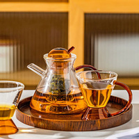 Service à café et thé PSC 1L en verre borosilicate de haute qualité, design moderne, résistant aux hautes températures, écologique, fabriqué au Zhejiang, en stock