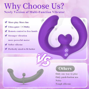 Bestseller Lesbische Vibratoren Sexspielzeug für Frauen Weibliche Masturbation G-Punkt Klitoris Vibrator Erwachsenenspielzeug <span class=keywords><strong>Dildo</strong></span> - Product Image 4