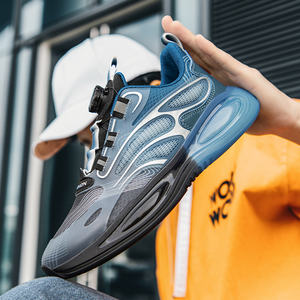 Chaussures de course <span class=keywords><strong>avec</strong></span> coussin d'air et absorption des chocs Chaussures à la mode pour hommes Baskets de sport décontractées pour homme - Product Image 4