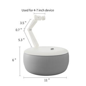Jiansaiji — support <span class=keywords><strong>de</strong></span> téléphone portable verni, pince universelle pour téléphone portable, rotatif, support flexible pour coussin et tablette, pour lit - Product Image 3