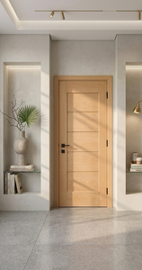 Puerta de Madera Sengon Moderna de Alta Calidad, Panel Sólido, Ligera, Duradera, Acabado Liso, Interior y Exterior, Tamaños Personalizados, Directo de Fábrica - Product Image 5
