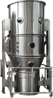 Granulateur-sécheur à lit fluidisé de laboratoire miniature 5 kg avec pistolets de pulvérisation haut et bas, vente chaude, composants principaux PLC