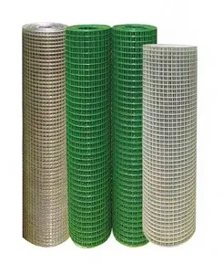 High Quality 1/2 inch 48inx50ft 19Gauge Galvanized After Welded Cage Mesh Roll Square Chicken Wire Netting Rabbit Fence
