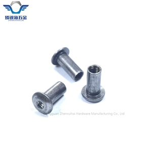 M6 đồ nội thất <span class=keywords><strong>Nut</strong></span> phẳng đầu thép carbon bán tròn Hex ổ cắm đồ nội thất kết nối bu lông tay áo thùng nẹp <span class=keywords><strong>Nut</strong></span> cho khai thác mỏ - Product Image 3