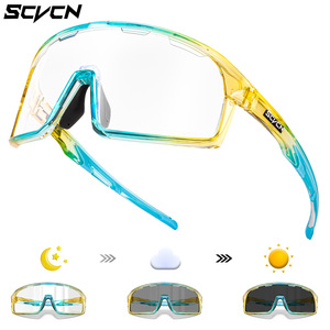 Scvcn Photochromic Cycling <b>Glasses</b> Full Rim Windproof Sport Eyewear <b>for</b> Outdoor Riding Men Women - Product Image 5
