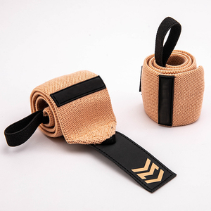 Grande élasticité étendue épaissie Powerflifting Heavy Duty <span class=keywords><strong>Force</strong></span> Logo personnalisé Coton <span class=keywords><strong>Gym</strong></span> Poignets Haltérophilie - Product Image 2
