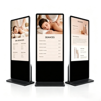 Lecteur multimédia sur pied sans écran tactile 43 pouces Android LAN pour la publicité marketing en intérieur