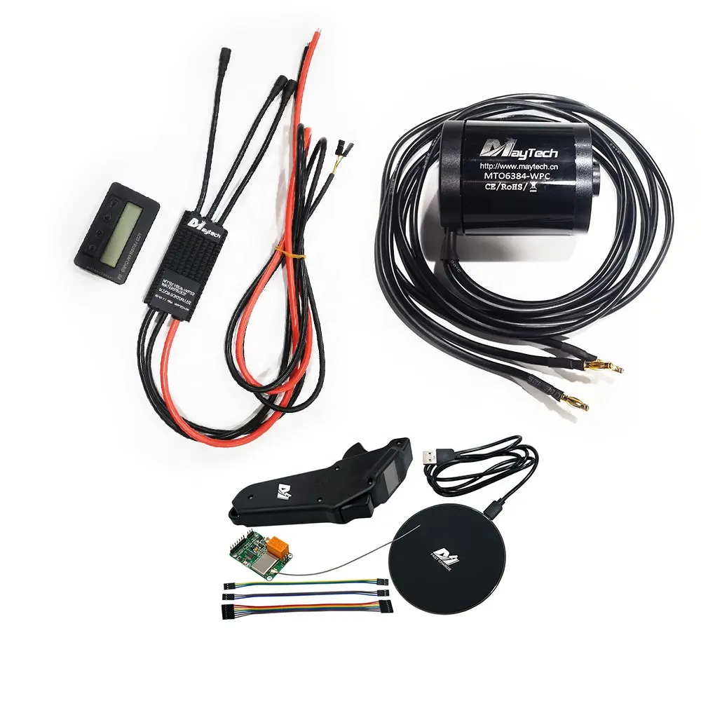 Maytech DIY Foil Boost Kit 5KW 6384 Waterproof Motor + 160A Waterproof ESC + 1905WF Waterproof Remote For Paddle Assist Kayak