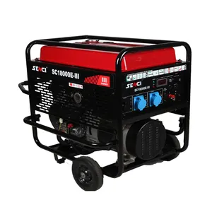 45L réservoir de carburant Senci SC18000-III 3 phases 15kw générateur de gaz naturel