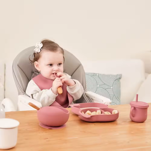 <span class=keywords><strong>Service</strong></span> personnalisé Eversoul, lot de 8 assiettes pour bébé en forme d'éléphant, autres produits d'alimentation pour bébé - Product Image 4