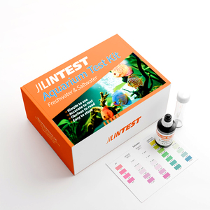 Kit de test d'<span class=keywords><strong>aquarium</strong></span> en plastique Offre Spéciale 5-en-1 avec test de nitrate <span class=keywords><strong>nitrite</strong></span> pH ammoniac et phosphate 265 tests pour eau douce salée - Product Image 4