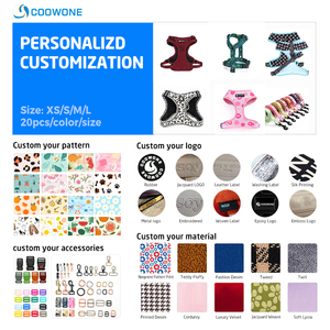 Set Pettorina per Cani Personalizzata con Motivo <span class=keywords><strong>Sprint</strong></span>, Collare Imbottito Morbido, Guinzaglio Premium e Porta Sacchetti per Escrementi - Product Image 5