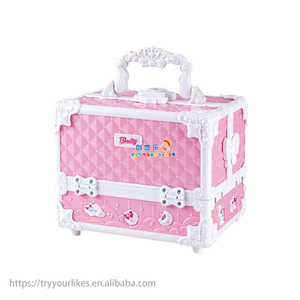 EPT New Fashion Pink Cosmetic Beauty Doll Set Atacado Meninas Maquiagem Cosméticos Setcase Toy para Crianças - Product Image 3
