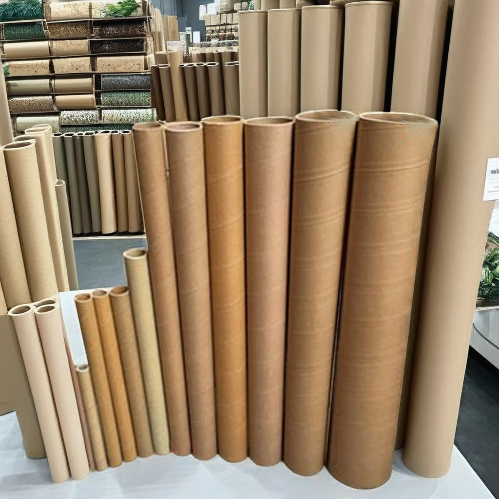 Custom Eco Friendly Cylindrical Cardboard Paper Tube Packaging Recycled Recyclable Materials for Cosmetic Essential Oil Items