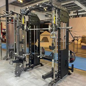 Equipo de Gimnasio Multifuncional Comercial, Rack Completo para Sentadillas, Soporte Trasero de Acero, Máquina Smith GW602, Gimnasio en Casa Multiusos - Product Image 3