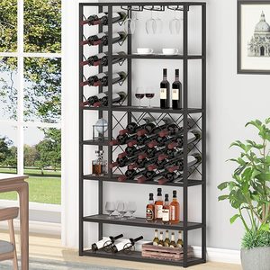 Étagère à vin personnalisable, présentoir, meuble à vin, rangement pour bar, étagère sur pied, idéal pour les cuisines et les salles à manger - Product Image 2